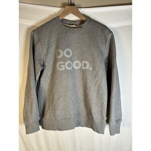 Cotopaxi Do Good Sweatshirt Womens Size Small Gray Pullover Fleece Crew Cozy